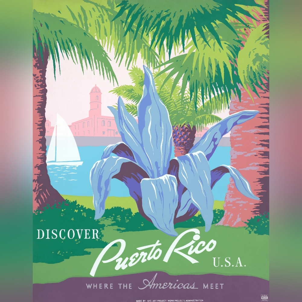 Discover Puerto Rico Art Print